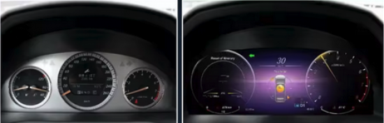 Preview: Digitaler Tacho für Mercedes-Benz GLK NTG4.5 2013-2015